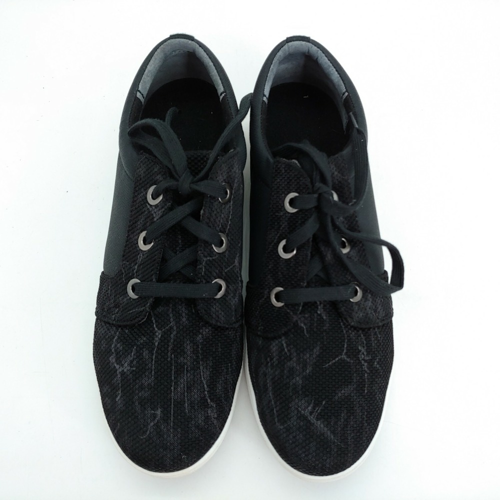 Barefoot Freedom Shoes Womens Ruby Lace Up Sneaker Mesh Abstract Black 9M